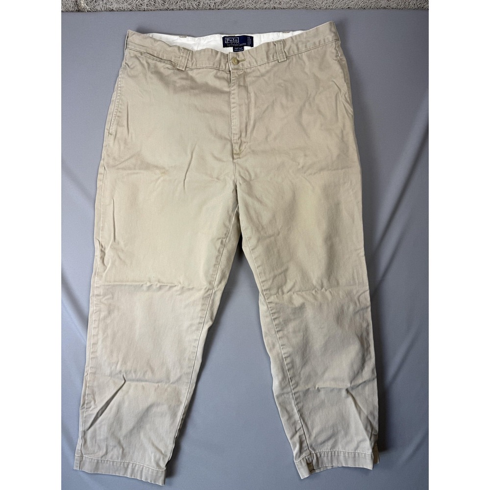Polo Ralph Lauren Pants Mens 38x29 Beige Classic Chino Philip Straight Leg